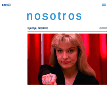 Tablet Screenshot of nosotros-art.com